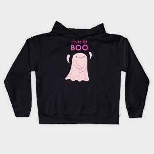 You're My BOO - Simple and sweet Halloween Ghost Kids Hoodie